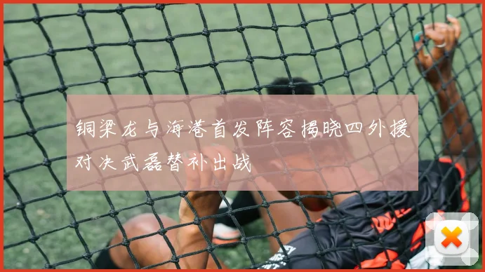 铜梁龙与海港首发阵容揭晓四外援对决武磊替补出战